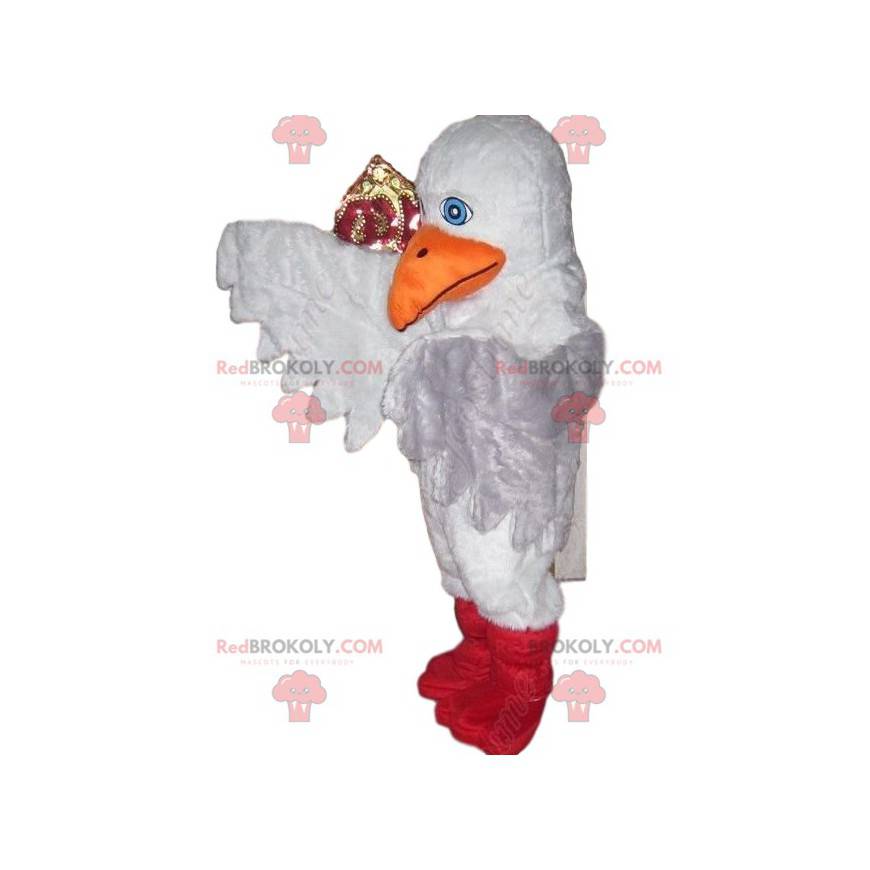 Mascota pájaro blanco con un gran pico naranja - Redbrokoly.com Mascota pájaro blanco con un gran pico naranja - Redbrokoly.com