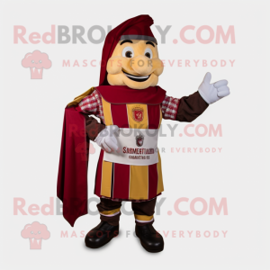 Maroon Swiss Guard mascotte...