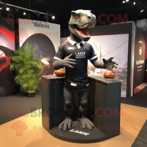 Black Allosaurus mascotte...