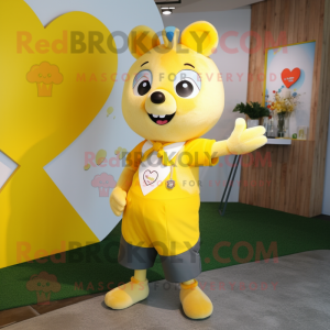 Yellow Arrow Of Love maskot...
