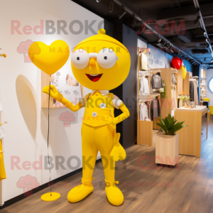 Yellow Arrow Of Love maskot...
