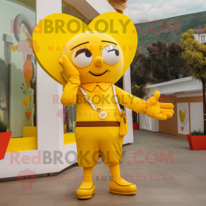 Yellow Arrow Of Love maskot...