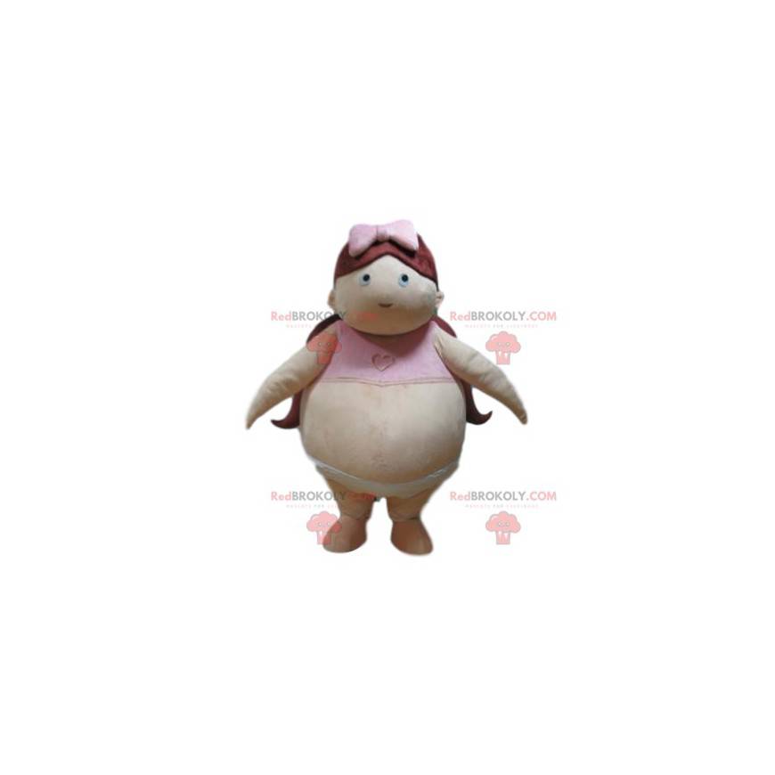 Mascote gorda com calcinha e sutiã - Redbrokoly.com