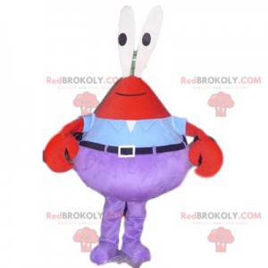 De mascotte van Captain Krabs, de beroemde SpongeBob-krab -