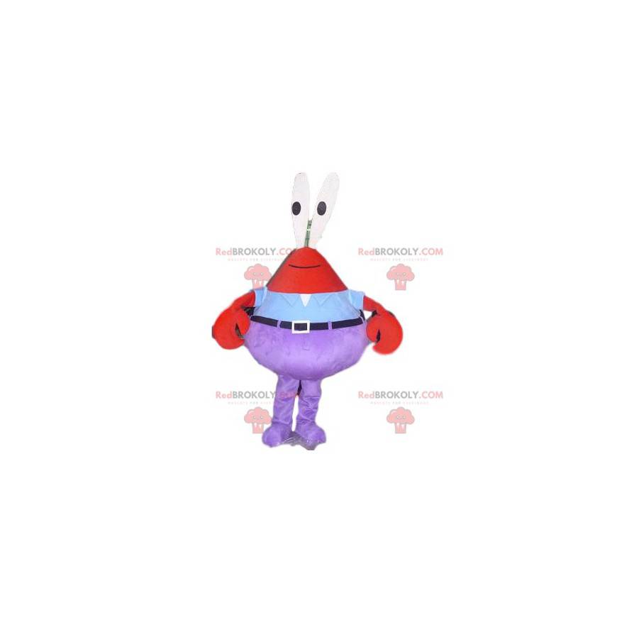 Captain Krabs mascot, the famous SpongeBob crab - Redbrokoly.com