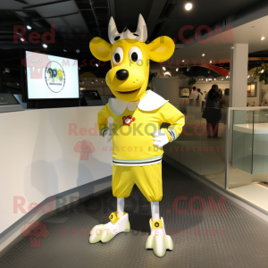 Citrongul Jersey Cow maskot...