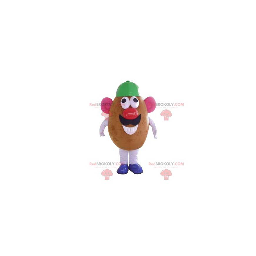 Mascot Mr. Potato with a green cap - Redbrokoly.com