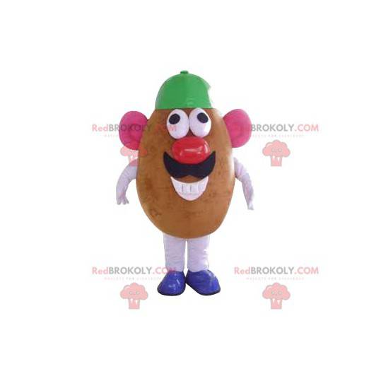 Maskot Mr. Potato med en grön keps - Redbrokoly.com