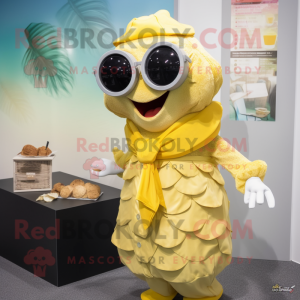 Yellow Cod mascotte kostuum...