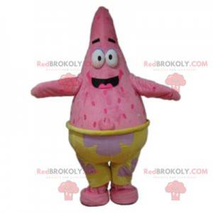 Mascote Patrick, a engraçada estrela do mar Bob Esponja -