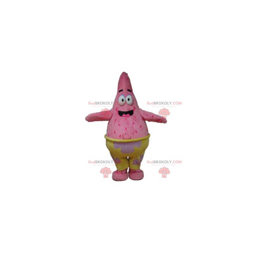 Mascote Patrick, a engraçada estrela do mar Bob Esponja -