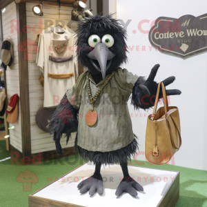 Olive Crow mascotte kostuum...