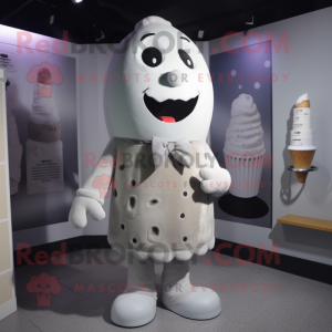 Silver Ice Cream mascotte...