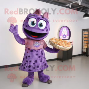 Purple Pizza mascotte...