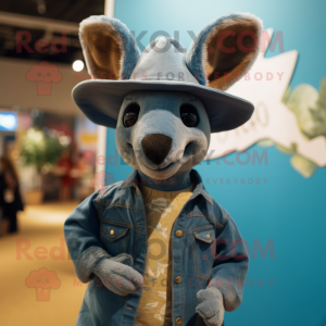 Teal Kangaroo mascotte...