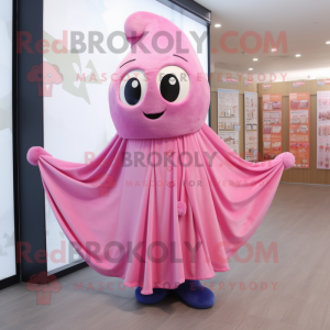 Pink Ray mascotte kostuum...