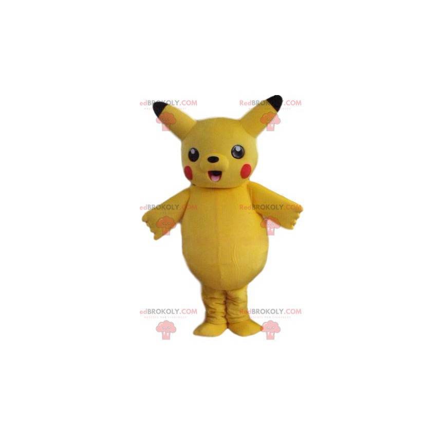 Pikachu-mascotte, het beroemde pokemon-personage - Pikachu-mascotte, het beroemde pokemon-personage -
