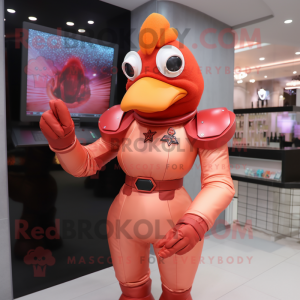 Peach Rooster mascotte...