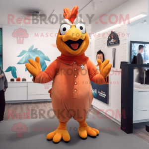 Peach Rooster mascotte...