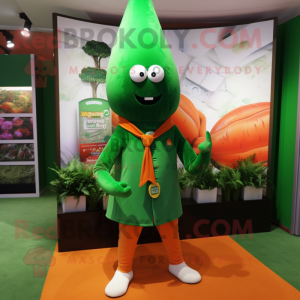 Green Carrot mascotte...