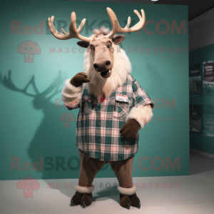  Irish Elk mascotte kostuum...