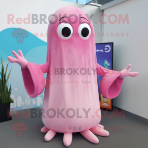 Postava maskota Pink Squid...