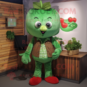 Green Strawberry mascotte...