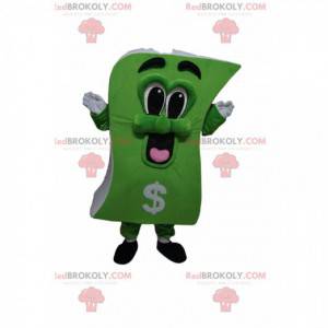 Very playful banknote mascot. Banknote costume - Redbrokoly.com