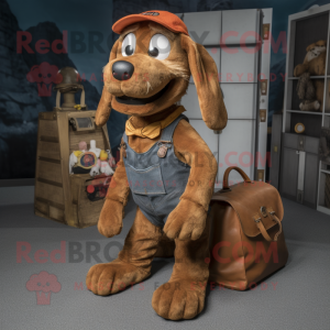 Postava maskota Rust Dog...