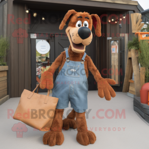 Rust Dog maskot kostume...