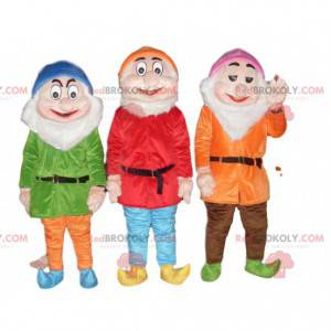 Mascot trio of the Dwarves, Blanche and the Seven Dwarfs -