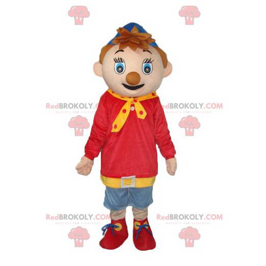 Noddy mascot, the nice little boy - Redbrokoly.com