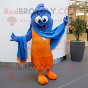 Blue Orange mascotte...