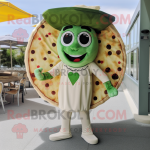 Olive Pizza Slice maskot...