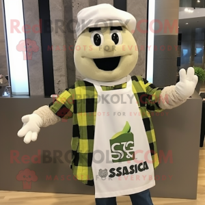 Hvid Caesar Salat maskot...