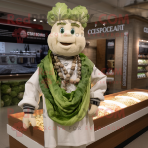 White Caesar Salad mascotte...