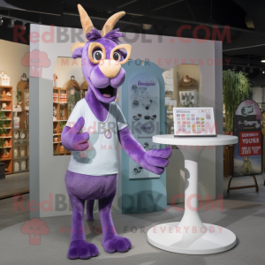 Lavendel Gazelle mascotte...