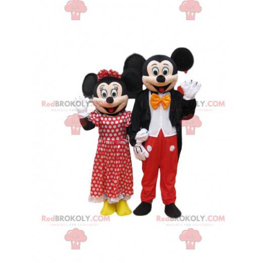 Mickey Mouse und Minnie Mascot Duo - Redbrokoly.com