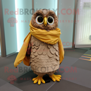 Postava maskota Tan Owl...