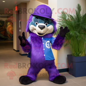 Purple Skunk mascotte...