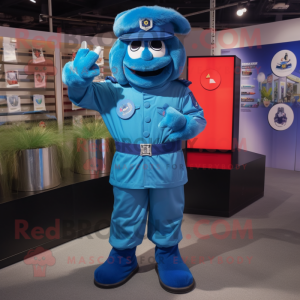 Blue Soldier mascotte...