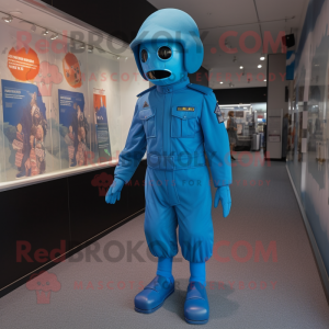 Blue Soldier mascotte...