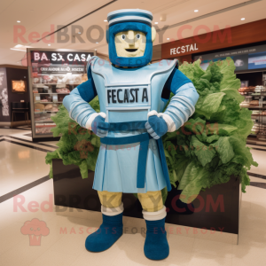 Blue Caesar Salad mascotte...