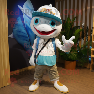  Swordfish maskot kostym...