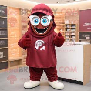 Maroon Horseshoe mascotte...