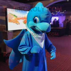 Blue Dolphin mascotte...