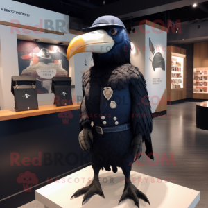 Navy Crow maskot drakt...