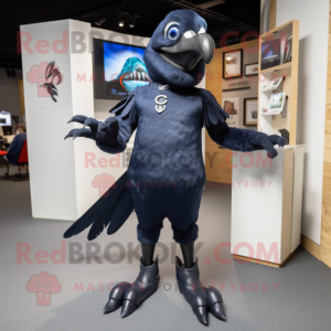 Navy Crow maskot kostume...