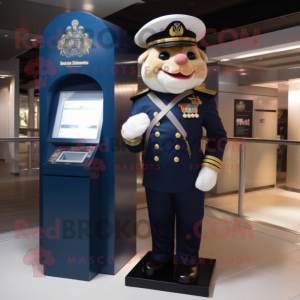 Navy Chief maskot kostume...