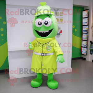 Lime Green Doctor mascotte...